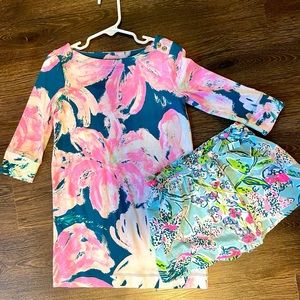 Lilly Pulitzer Girl’s Dress and Skort size Small
